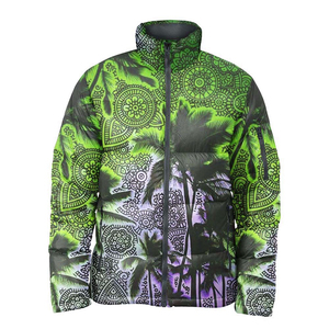 Best Selling Men's <b>Thin</b> Hooded Stand Collar <b>Puffer</b> <b>Jacket</b> Top Trending Comfortable Plus Size with Custom Logo for Winter - Product Image 1