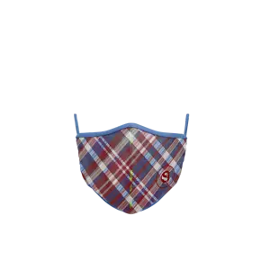 Máscara protectora facial unisex de alta calidad Máscara de fiesta de dibujos animados de tela bordada impresa personalizada para Año Nuevo - Product Image 1