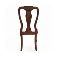Chaise de salle à manger moderne de luxe en bois massif avec siège rembourré et fonction rafraîchissante pour appartement, salle à manger, utilisation en extérieur