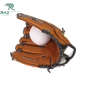 Personnalisable de haute qualité souple Cabretta cuir plein doigt isolé étanche gants de Baseball respirant confortable receveur - Product Image 5