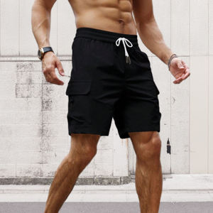 ผ้าทอยืดทนทาน กันเหงื่อ ลำลองสำหรับผู้ชาย แห้งเร็ว ระบายอากาศได้ดี เหมาะสำหรับออกกำลังกาย วิ่ง ฝึกซ้อมกลางแจ้ง กางเกงจ็อกเกอร์ เอวยางยืด - Product Image 2