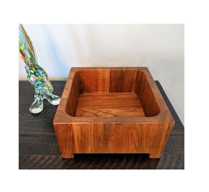 Cuenco de spa antiguo de madera cuenco tallado a mano con pies para cuenco antiguo hecho a mano para el hogar contenedor elegante a la venta - Product Image 3