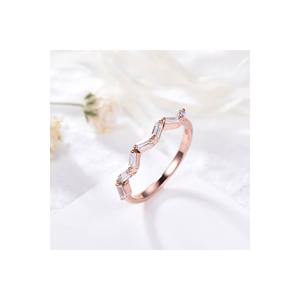 Bague en or au look incroyable 18 carats, diamant, nouveau design de luxe, bagues en or massif avec de vrais diamants - Product Image 1