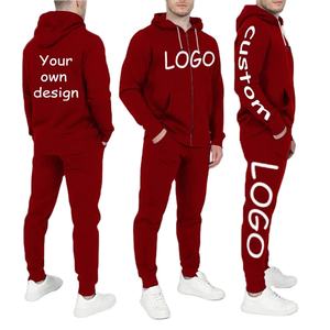 Trajes de chándal unisex ajustados de poliéster de secado rápido para entrenamiento de verano, ropa de gimnasio con logotipo impreso, ropa deportiva para correr para adultos a prueba de viento - Product Image 1