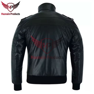 Meilleur fabricant vendeur offrant une longue veste en cuir d'hiver décontractée pour hommes Fourniture en gros de qualité supérieure - Product Image 4