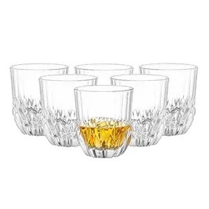 Premium Whiskey Glass 300Ml <b>Crystal</b> Clear Glassware for Whisky Bourbon Scotc Liquor Wine & Cocktail Drink Koi - Product Image 3