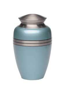 Urna de metal de último diseño para cenizas en esmalte blanco con urnas de metal adhesivas personalizadas para Decoración a precios al por mayor - Product Image 6