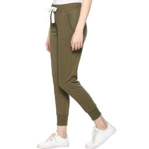 Pantalon de survêtement ample pour femme Pantalon de yoga d'entraînement en cours d'exécution Logo personnalisé uni solide Joggers extensibles de fitness à séchage rapide décontractés - Product Image 5