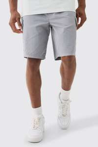 OEM Service Últimos pantalones cortos de ajuste relajado para hombres Cargo Cintura elástica Estilo de utilidad Pantalones cortos casuales cómodos al por mayor a precio de fábrica - Product Image 5