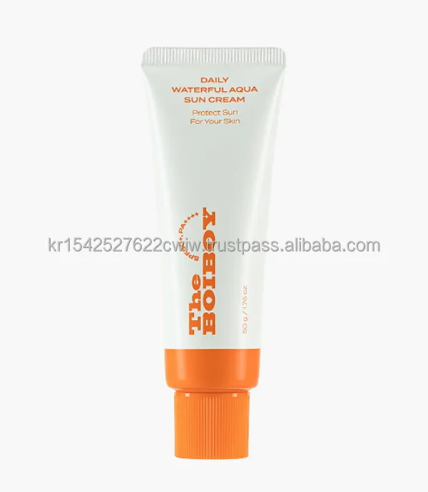 The Boiboy Daily Waterful Aqua Sun Cream 50g nourishes tired skin during outside activities and tones up the skin