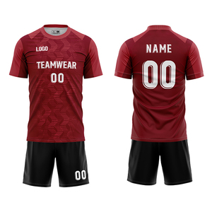 Profesión personalizado secado rápido transpirable fútbol Jersey desgaste diseño barato alta calidad fútbol uniforme hombres - Product Image 4