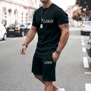 2024 ขายส่งที่กําหนดเองฤดูร้อนมาใหม่โพลีเอสเตอร์วิ่งจ๊อกกิ้งกีฬาชุดวอร์มและสั้น 2 ชิ้นกางเกงขาสั้นผู้ชาย T เสื้อชุด - Product Image 5