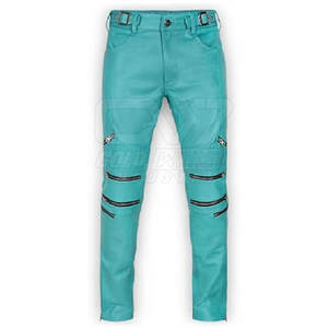 Pantalones de cuero de talla grande para hombre, pantalones de cuero para uso en exteriores, pantalones de cuero para hombre, ropa de entrenamiento, pantalones de cuero - Product Image 1