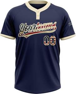 Jersey de béisbol en blanco sublimado para hombres jóvenes 2024 - Product Image 4