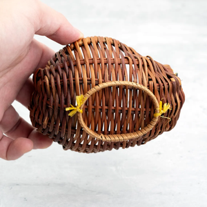 ตะกร้าสัตว์เลี้ยงสานด้วยมือจากใยมะพร้าว  ถ้วยเก็บของตกแต่ง - Product Image 3