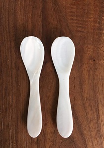 Restaurante de lujo Hotel Cena Madre de perla Cuchara Shell Caviar Cuchara Hecho a mano Vietnam Ayuda a mantener todo el sabor del caviar - Product Image 3