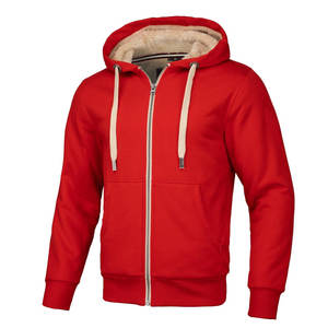 Sweat à capuche à fermeture éclair élégant pour hommes, polaire chaude et douce pour temps froid pour l'automne-ODM Supply - Product Image 1