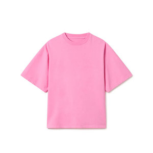 Impresión personalizada cuello redondo media manga para hombre Camiseta Casual 300g algodón suelto lavado Vintage hombres camisetas - Product Image 1