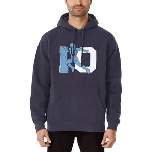 Sweat à capuche pour homme en polyester/coton, style streetwear, avec impression de logo personnalisée, fermeture éclair, impression sérigraphique - Product Image 1