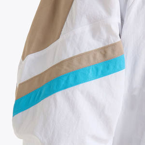 Chaqueta de nailon con cuello levantado ligera e impermeable para hombre al por mayor chaqueta cortavientos transpirable personalizada para hombre - Product Image 5