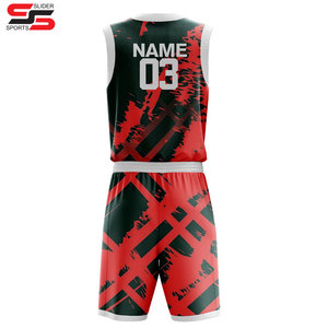 Latest Design Adult Size Team Wear <b>Men</b> Basketball Uniform OEM Services Custom Digital Print Breathable Summer Basketball - Product Image 2