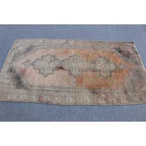 Tapis turc 3,3 x 6,1 pieds, tapis d'appoint vintage, tapis oriental marron - Product Image 3