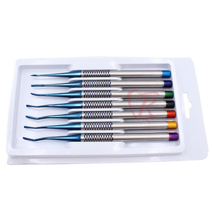 Artículo de Venta caliente de la mejor calidad de acero inoxidable Dental 7 Root PDL Elevator Proximators & Luxating dental set instrumentos quirúrgicos - Product Image 3