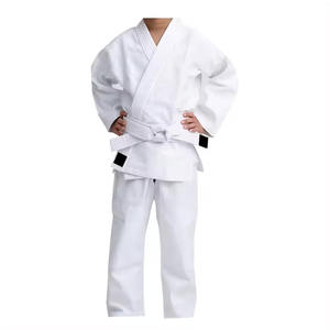 Combinaison d'arts martiaux unisexe professionnelle en coton respirant de haute qualité pour hommes et femmes, logo personnalisé - Product Image 2