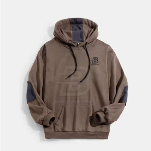 2025 Sudaderas con capucha al por mayor de fábrica Logotipo personalizado Sudaderas con capucha holgadas Poliéster Sudaderas con capucha de color personalizadas para hombres - Product Image 1