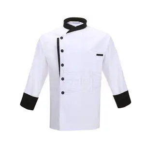 卸売キッチンユニフォームホテルデザインシェフジャケット最高品質クラシックデザインシェフジャケット