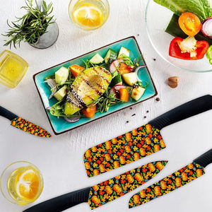 Juego de 5 Cuchillos de Cocina de Cerámica, Afilados, Ecológicos, Comerciales, Hechos a Mano, Ambidiestros, Aptos para Lavavajillas, para Ebay, Shopify, Dropshipping - Product Image 3