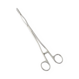 Forceps de maintien du col de l'utérus De Lee, droits, dentelés, qualité médicale allemande, forceps en acier inoxydable, instruments chirurgicaux gynécologiques - Product Image 6
