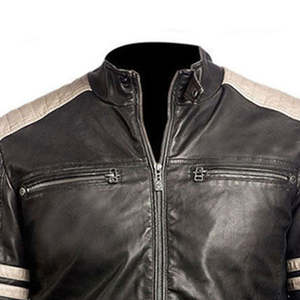 Chaqueta de Motociclismo de Cuero Unisex con Certificación CE, Resistente al Viento, Equipo de Protección para Motociclistas, Fabricación OEM Personalizada para Adultos - Product Image 4