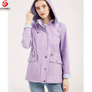 Chaqueta Cortavientos de Invierno Cálida de Último Diseño, Abrigo Largo Ligero, Nuevo, Talla Grande, Impermeable, Transpirable, con Capucha para Mujer - Product Image 6
