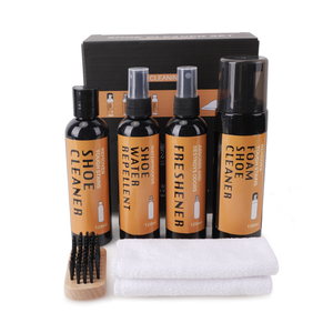 S-King Schuhreiniger Schuhreinigungsset Sneaker-Reinigungsset Fleckenentferner Imprägnierspray Deodorant-<span class=keywords><strong>Spray</strong></span> Flüssiges Schuhpflegeset - Product Image 5