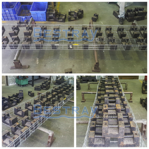 Bestray Vietnam usine coude vertical à 90 degrés panneau solaire chemin de câbles organisateur Inox 304 acier treillis de câbles chemin de câbles - Product Image 3