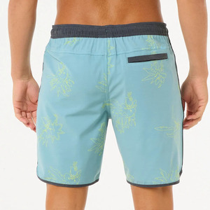 2026 Men's Eco-friendly Knitted Mid Waist Solid Pattern Boardshorts <b>Vintage</b> Streetwear Beach Surf Swimming Comfortable <b>Trunks</b> - Product Image 2