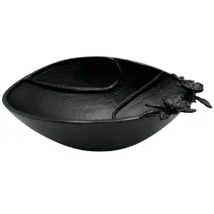 Elegante Tazón de Metal Hecho a Mano con Diseño Clásico de Plantas, Centro de Mesa de Lujo para Fiestas, Seguro para Usar, Chapado, de Zahid Exports - Product Image 3