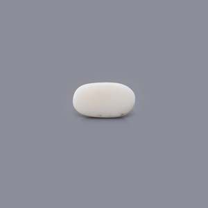 Coral blanc, diamant facetté de 3,94 carats, pierre précieuse polie, traitée thermiquement, saphir sur mesure, effet de changement de couleur, ovale étoilé - Product Image 2