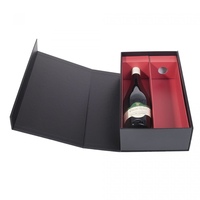 Diseños Personalizados de Cajas de Vino con Cierre Magnético, Forro de Esponja, Caja de Regalo de Cartón Rígido de Lujo con Logotipo para Licores, Whisky y Bebidas