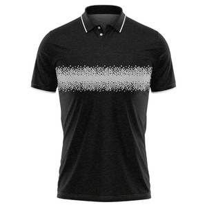 Camiseta Polo para hombre de alta calidad, material de secado rápido, logotipo personalizado bordado, camisetas polo informales de verano ajustadas clásicas al por mayor - Product Image 3