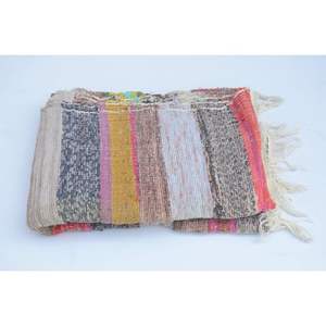 Indian Handmade Multi Cotton Chindi Rug Floor Decorative Area Carpet Rug Bathroom <b>Runner</b> Rug Home Decor Throw Rag - Product Image 1