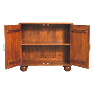 Mueble de Madera Maciza con Puertas con Patrón de Arco Ranurado para Almacenamiento en la Sala de Estar - Product Image 3