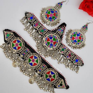 ชุดเครื่องประดับทองแดงเซอร์คอนสำหรับผู้หญิงขายดีชุดเครื่องประดับสร้อยคอต่างหูอินเทรนด์งานแต่งงานงานปาร์ตี้ของผู้ใหญ่จำนวนมาก - Product Image 5