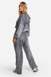Ensemble de survêtement décontracté pour femme en deux pièces avec logo personnalisé, écologique, d'hiver, à capuche, respirant, sweat-shirt et pantalon de survêtement - Product Image 5