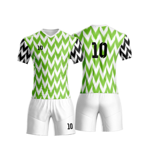 ชุดยูนิฟอร์มฟุตบอลสโมสรใหม่แบบกำหนดเอง ชุดเสื้อฟุตบอล-โพลีเอสเตอร์ 100% พิมพ์ลายด้วยความร้อน SAFA SPORTS สำหรับผู้ใหญ่ทุกเพศ - Product Image 1