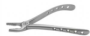 Forceps d'extraction dentaire professionnels en acier inoxydable à surface mate avec manche perforé pour l'élimination des molaires et des prémolaires - Product Image 4