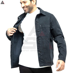 Stylish Men's Canvas <b>Denim</b> <b>Jacket</b> Casual OEM Wholesale High Quality Custom Thin Breathable <b>Lightweight</b> - Product Image 2