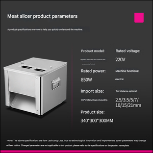 Rebanadora de Carne de Alta Resistencia y Rebanadora de Carne Congelada Diseñada para Manejar las Tareas Más Difíciles, Incluyendo Cortar Bloques Congelados - Product Image 6