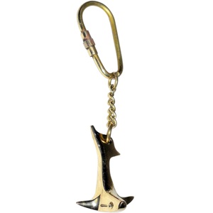 Article d'artisanat indien vintage de luxe en gros 2025 nouveau design poisson métal laiton boussole porte-clés navigation de haute qualité - Product Image 1